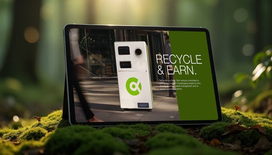ReCyrcle recycling app screens